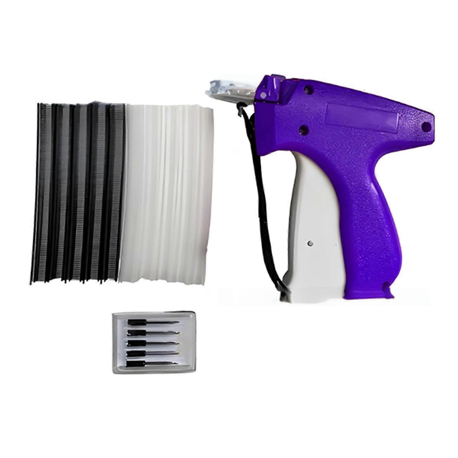 Pistolet de fixation rapide pour vêtements, mini-pistolet de fixation pour ourlets, micro-étiquetage, violet