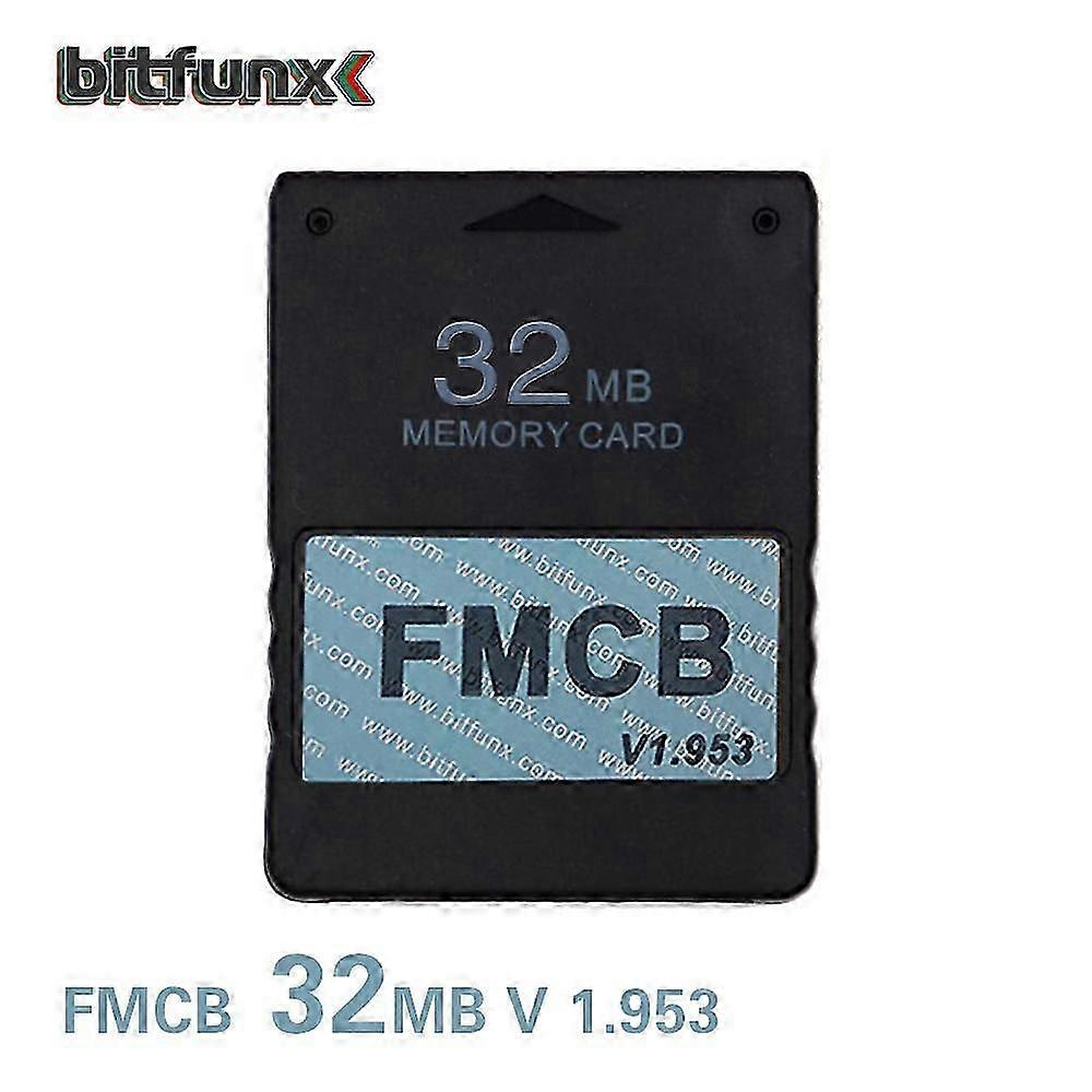 Bitfunx 8mb 16mb 32mb 64mb V1.953 Free Mcboot Fmcb Opl Memory Card For Ps2 Fat Console