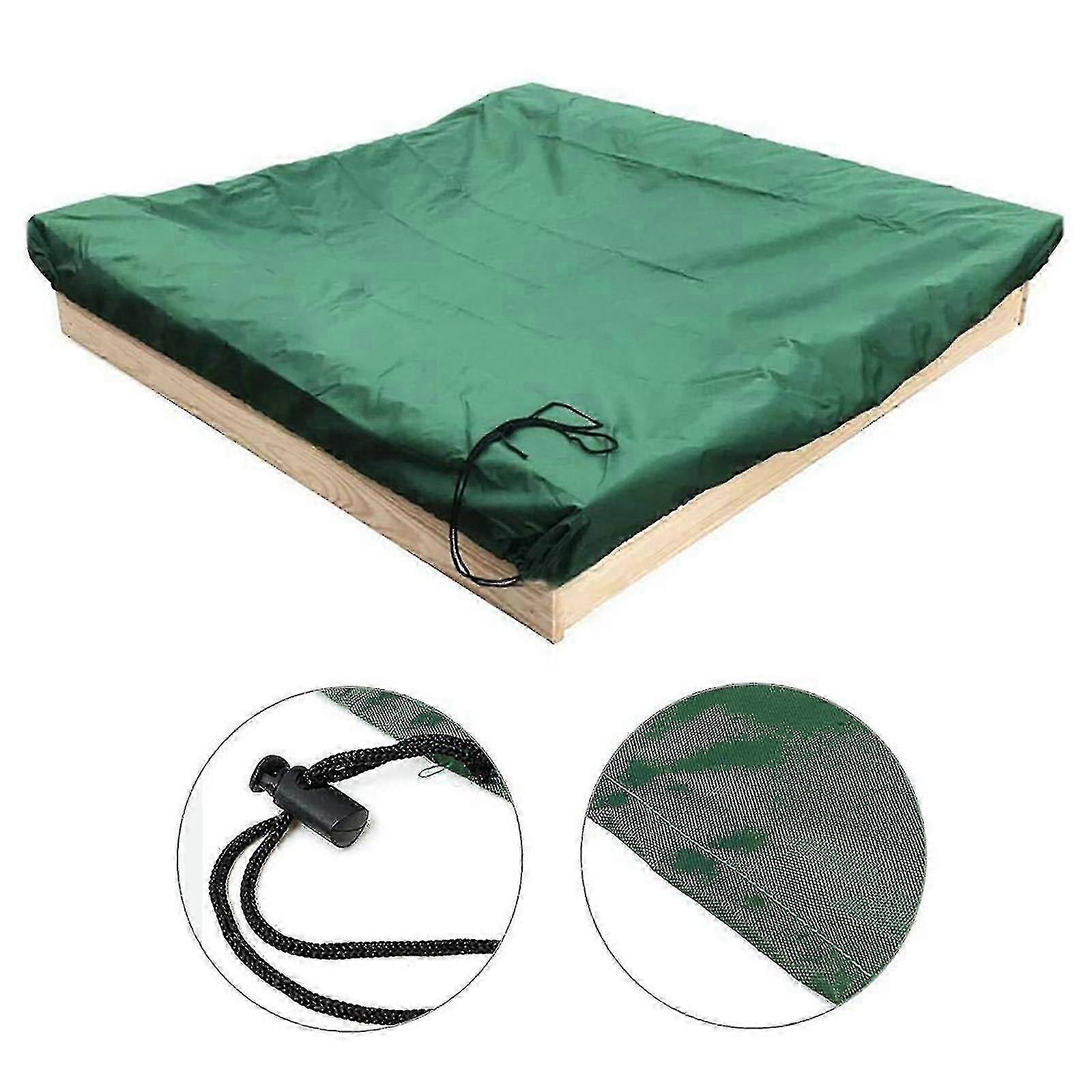 Waterproof Square Sandbox Canopy - Protect Sandpit & Toys From Dust And Rain