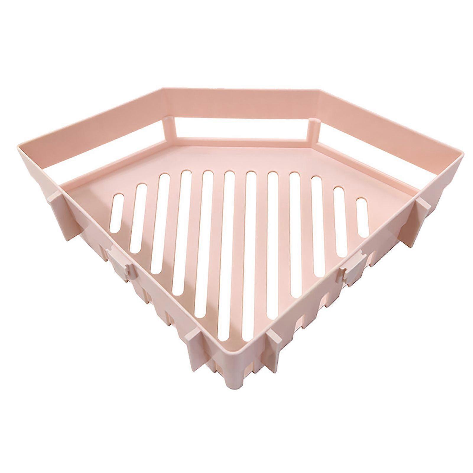 Corner Shower Caddy Triangular Wall Mounted Space Saving Corner Storage Shelf Organizer