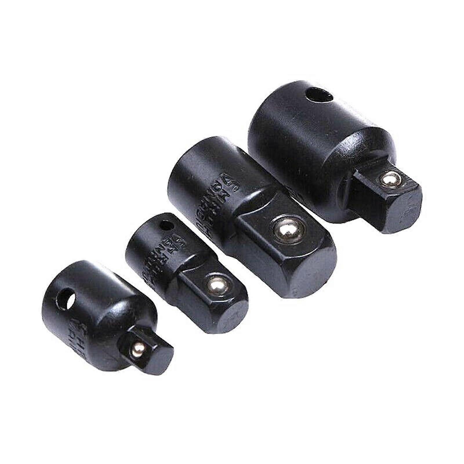 4Pcs 1/4 3/8 1/2 Ratchet Wrench Socket Adapter Spanner Keys Set Converter Drive Reducer Electrophoresis Process Blacken Tools Socket socket
