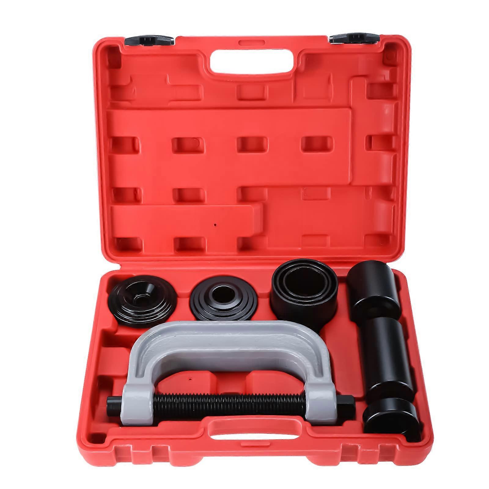 Ball Joint Press Tool Kit, Ball Joint  U Joint Removal Tool Kit for Most 2wd and 4wd Cars and Light Trucks (Red)