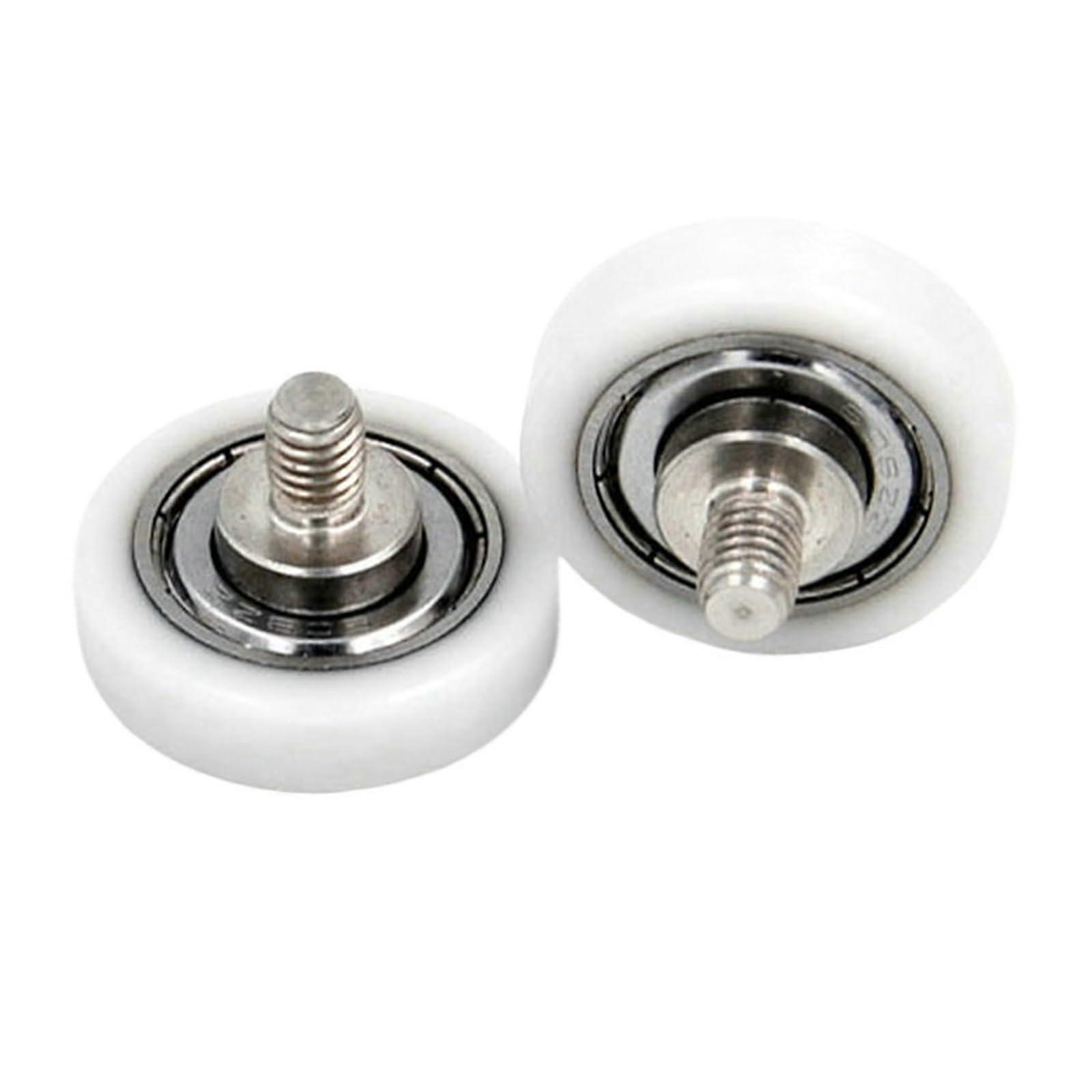 1PCS Outer Diameter 28mm 3mm Installation Clearance Plastic Coated Bearing with M6 Screw