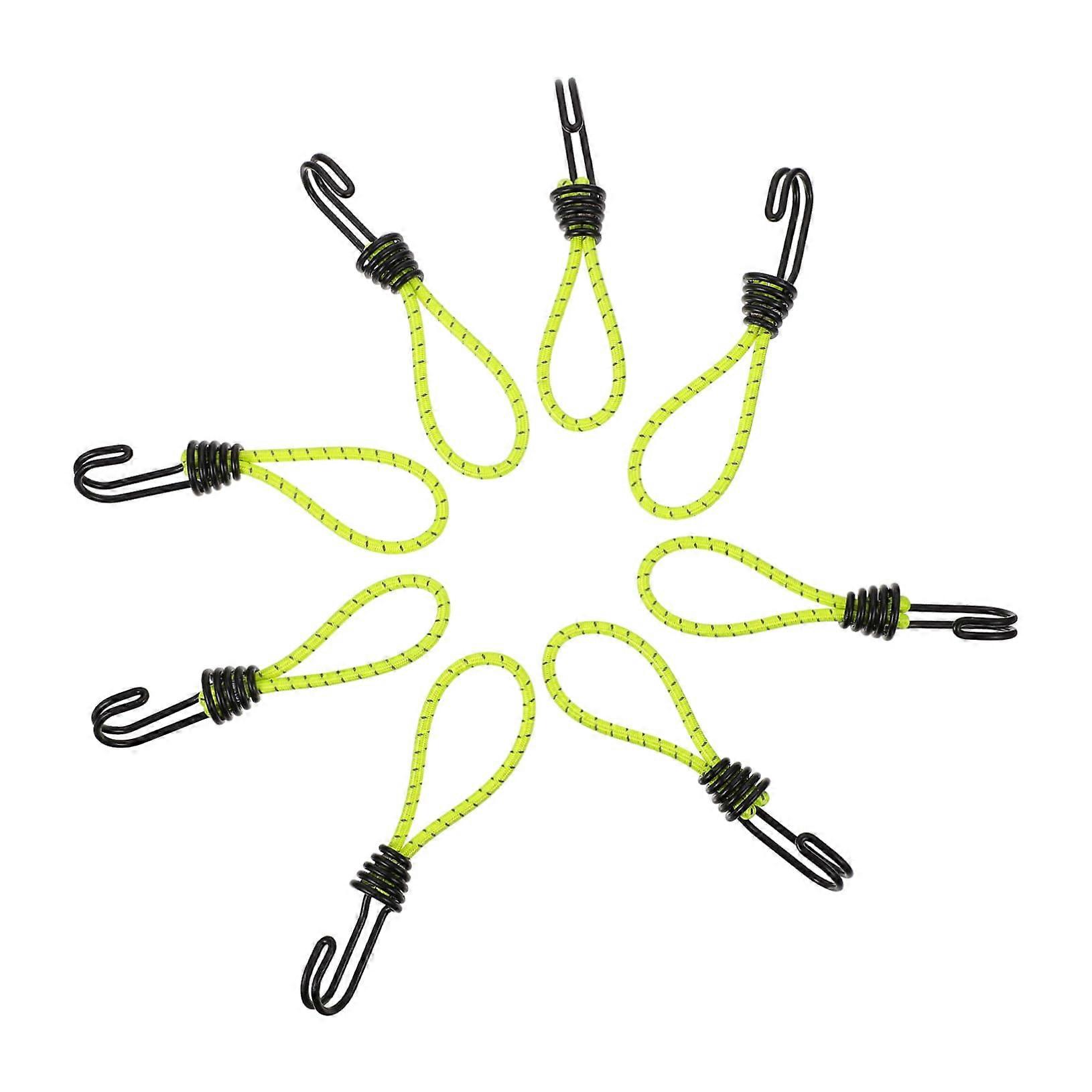 Tent Clip Bungee Cord Elastic Rope Buckles for Camping, Lightweight, Durable, Outdoor Tent Accessories 4 Pack