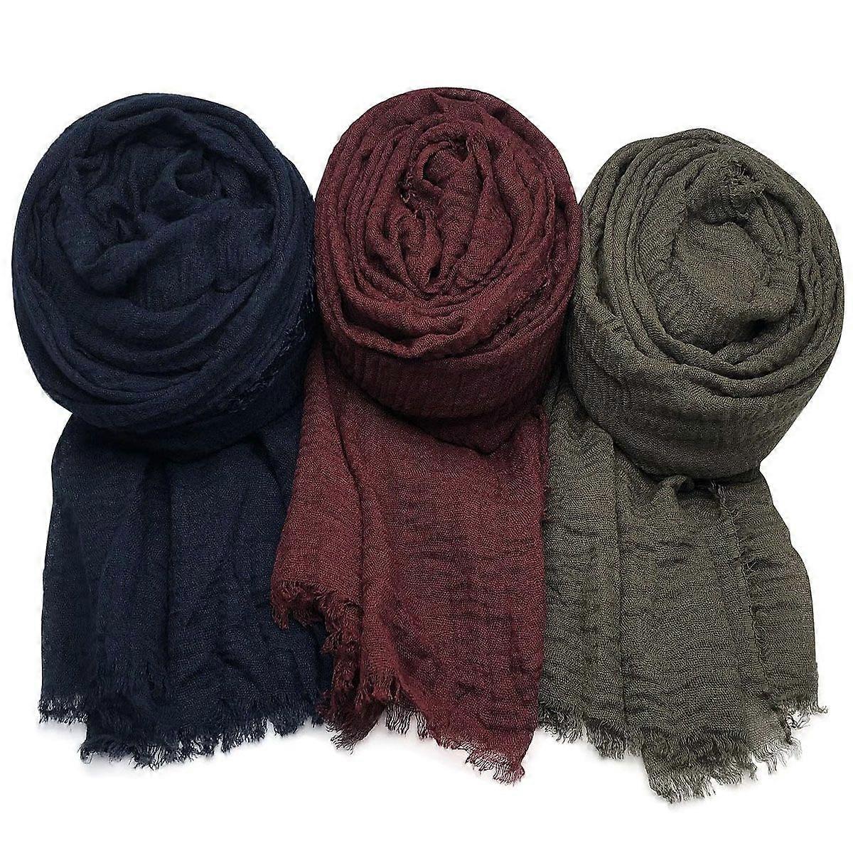 Femei Șalul Eșarfă Pentru Toate Sezonul 3PCS Eșarfă Wrap Eșarfă