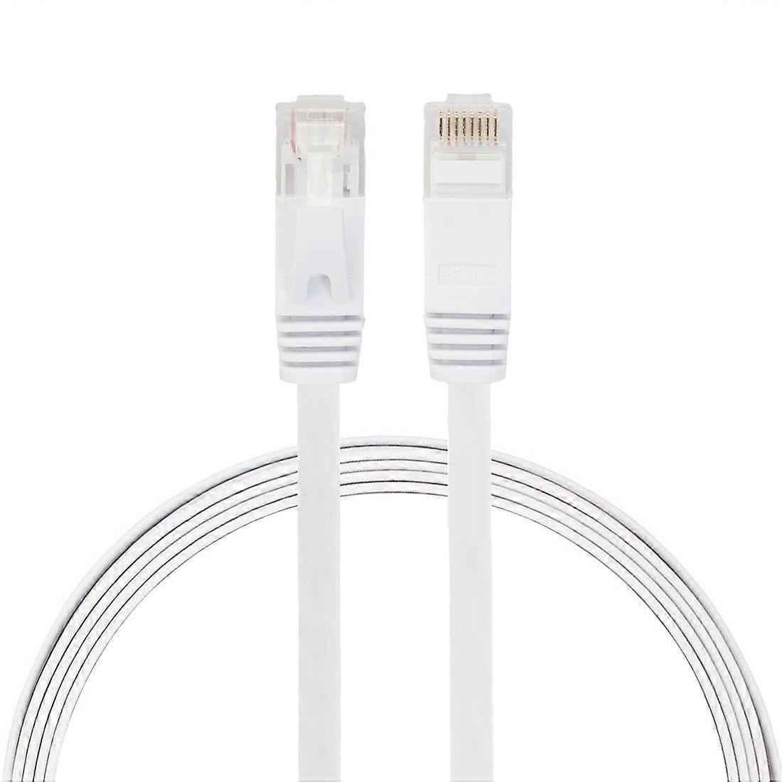 1m CAT6 Ultra-thin Flat Ethernet Network LAN Cable, Patch Lead RJ45