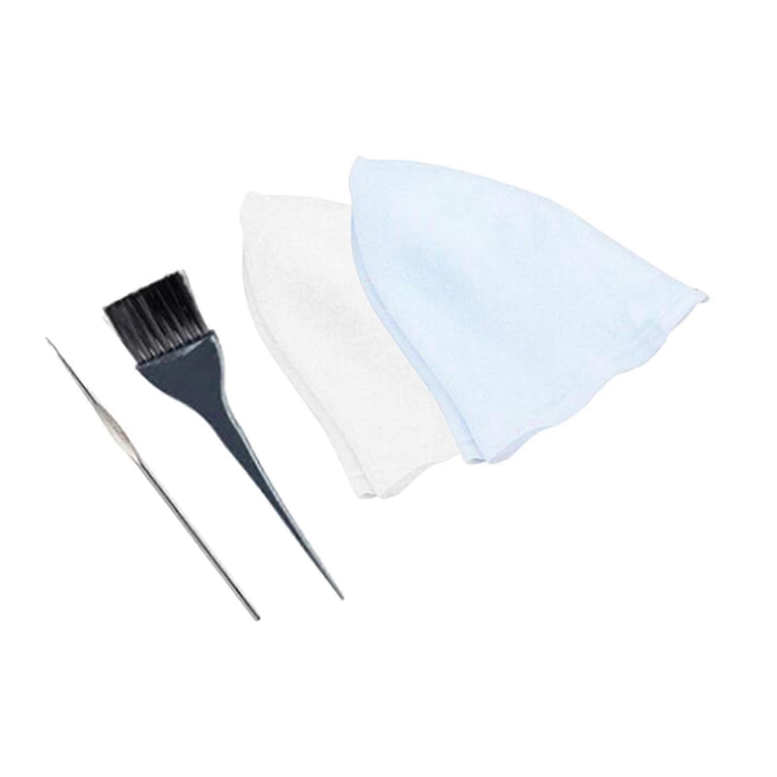 Reusable 2Pcs Silicon Highlighting Cap Tipping Hat with Hook Tools