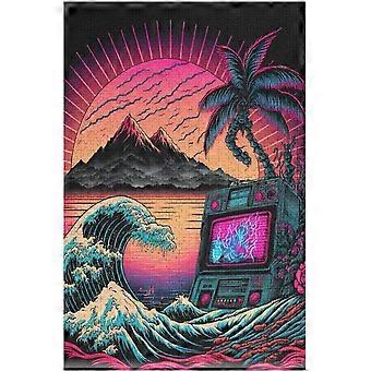 Quebra-cabeças de Paisagem Neon para Adultos 1000 peças Quebra-cabeça Coleção de Arte Quebra-cabeça Quebra-cabeça Adultos e Crianças Estilo de Quebra-cabeça de Madeira de Qualidade Premium 2685