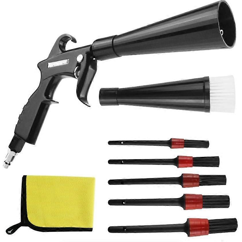 Tornadoe Dry Cleaning Gun Brass Adjustable Air Flow Nozzle For Car Detailing Car Cleaning Gun Air Blower