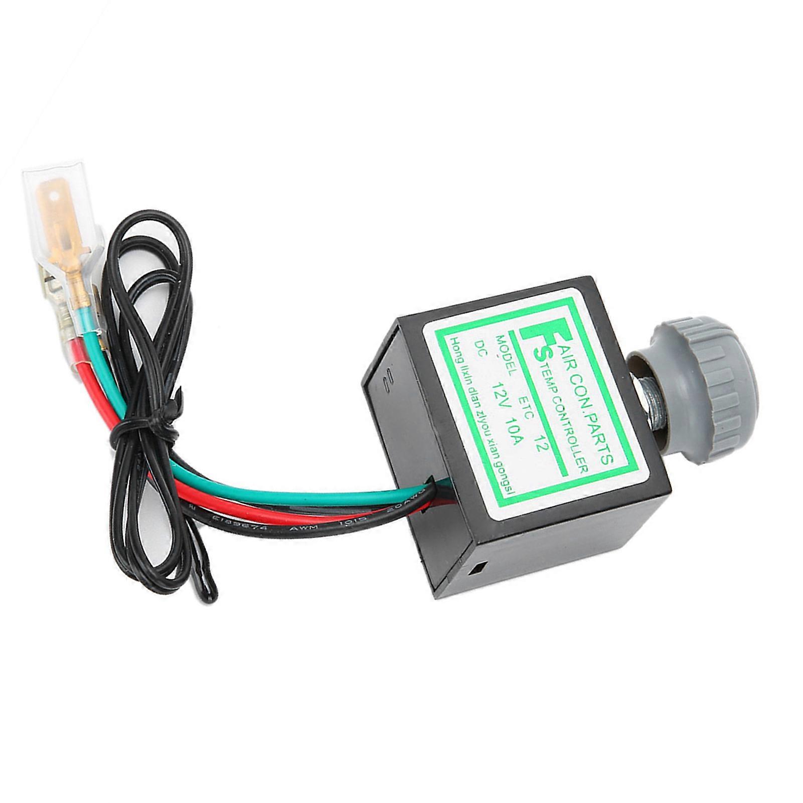 10A 12V Car AC Electronic Thermostat Switch Temperature Control
