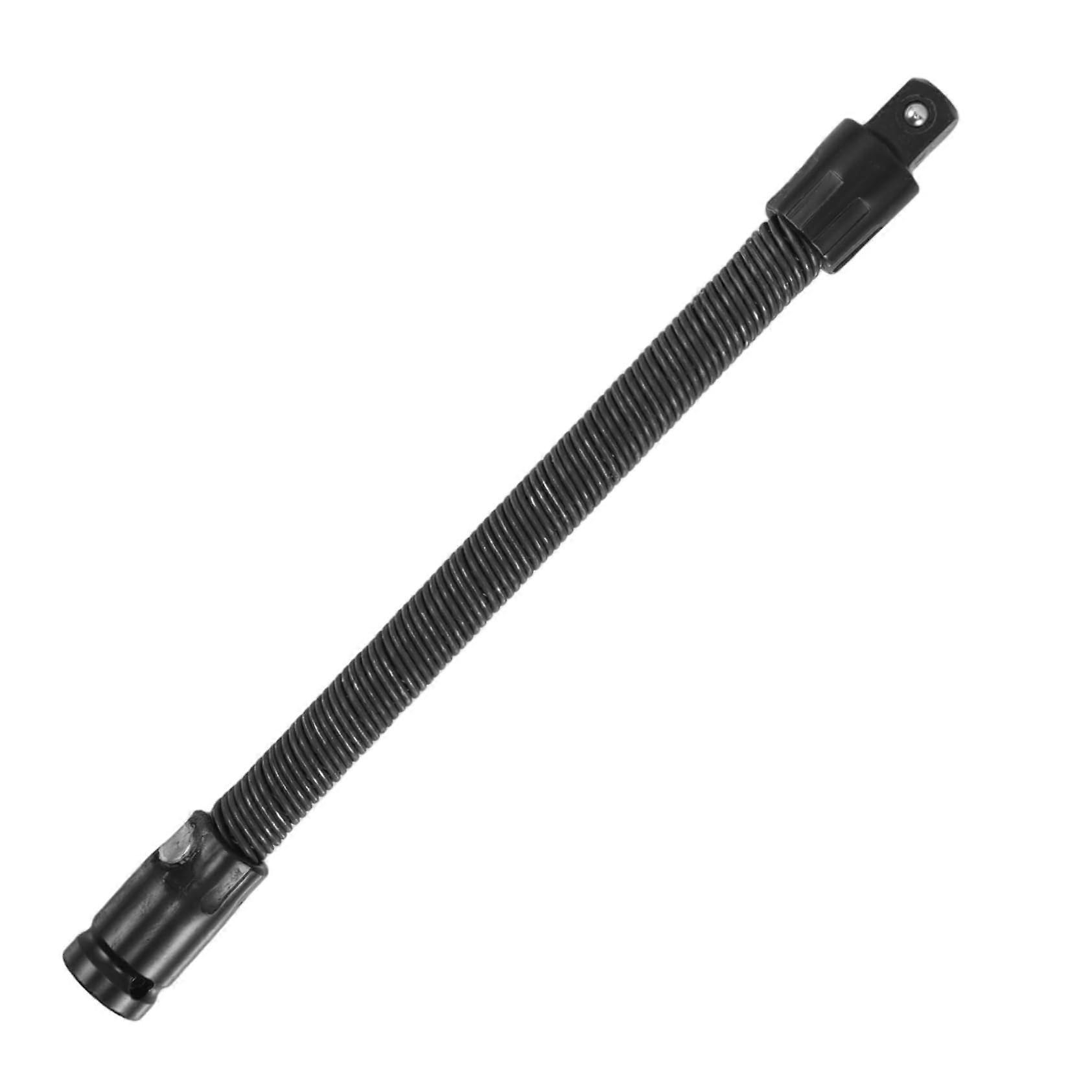 Flexible Socket Extension Bar Set, 3-Piece Bendable Drive Tool for Various Sizes and Compatibility with Standard and Metric Sockets