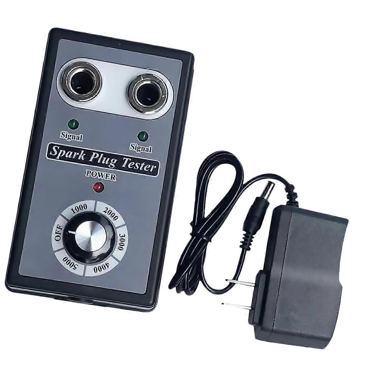 Spark Plug Tester 12V Gasoline Inline Spark Plug Engine Ignition Diagnostic Tool Automotive