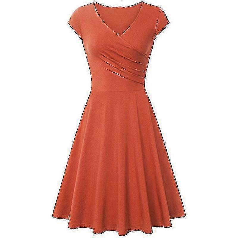 Naisten mekko Lyhythihainen Wrap