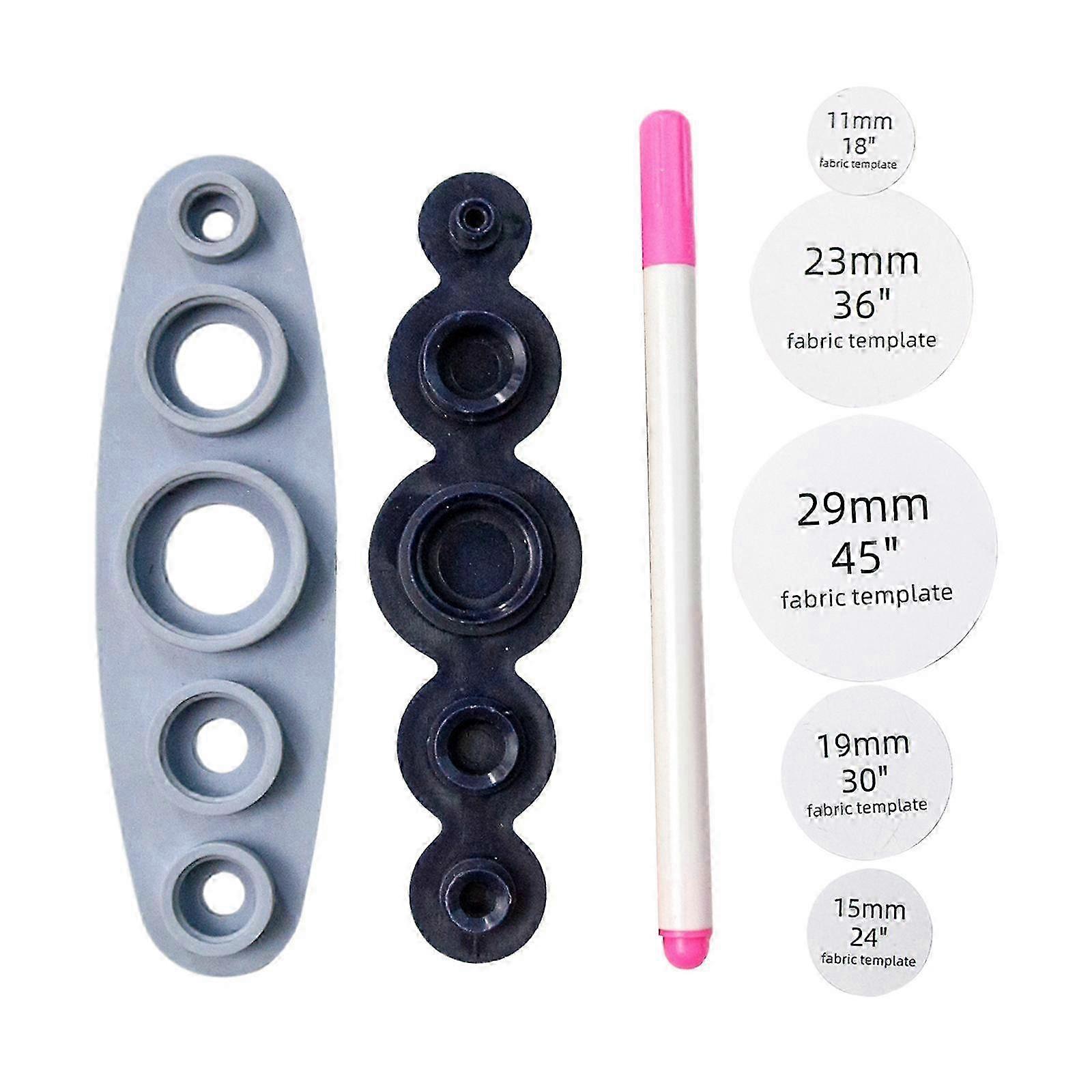 Maker Machine 5 Sizes Fabric Covered Buttons Button for Jeans Jacket Luggage