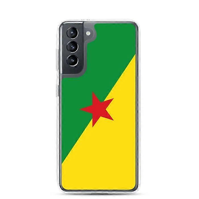 Phone Case - Samsung - Galaxy S21 - Guyana Flag - Soft - Multicolor