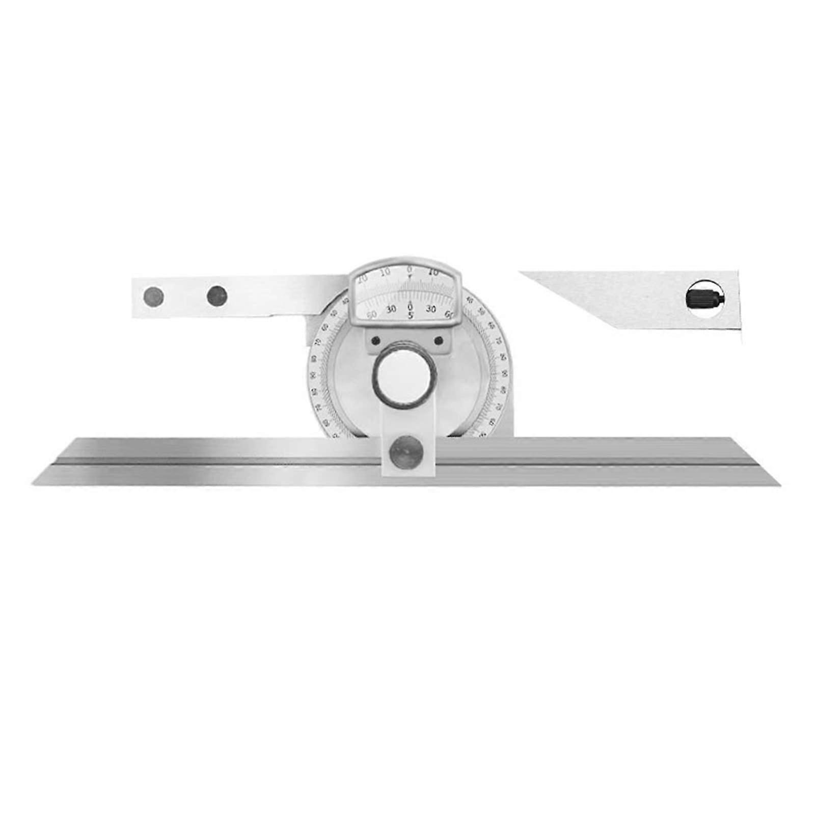 Bevel Protractor 0-320/360 Degree Precision Angle Measuring Tool with Vernier Scale for Inner and Outer Measurements