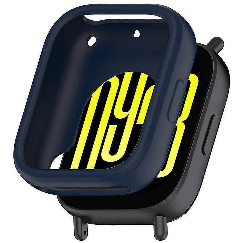 Watch Case Watch Silicone Protective Case Accessories for Redmi Watch5 Active (Ink Blue)