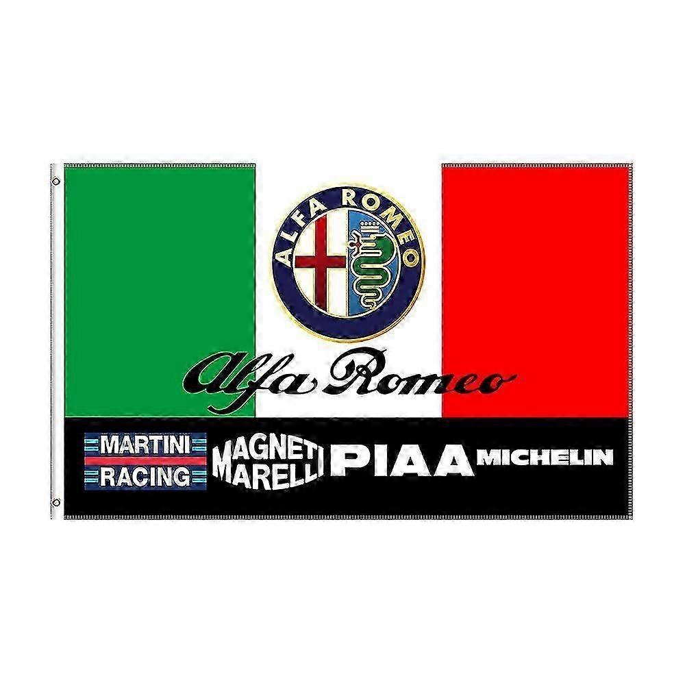 3x5 قدم إيطاليا ألفا روميو العلم البوليستر المطبوعة سباق سيارة راية للديكور