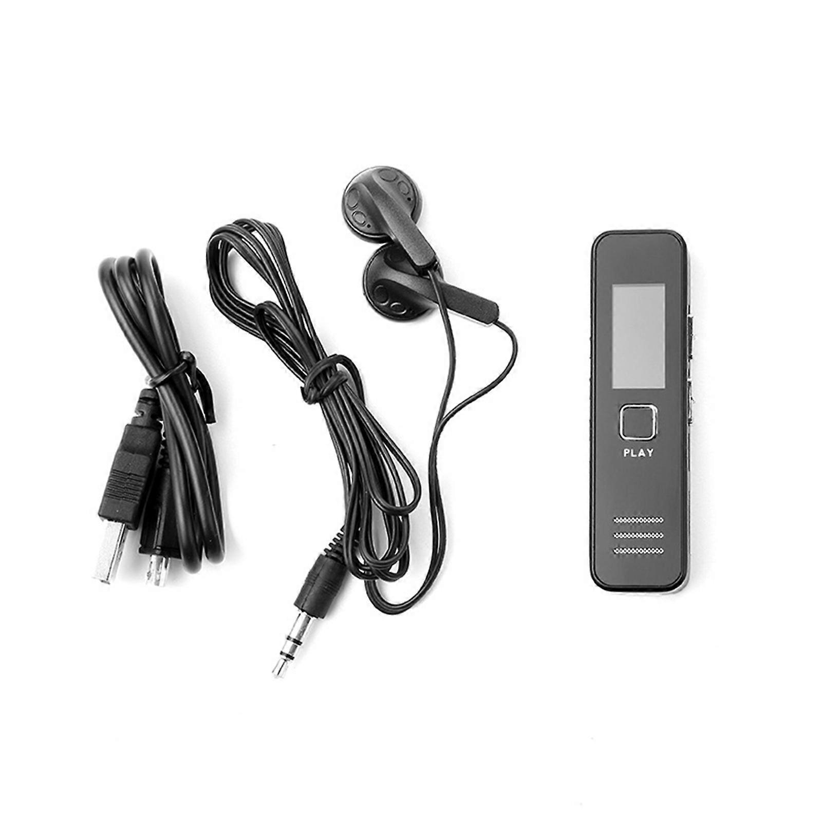 Sound Recorder Speaker USB Rechargeable Digital Voice Recording Pen External Play Music Player Noise Cancellation