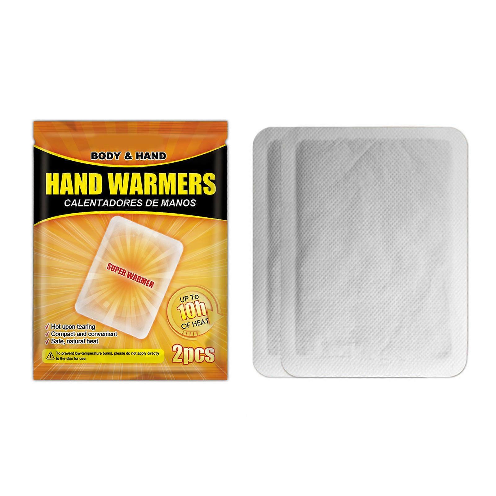2pcs Portable Body Hand Toe Warmers with Adhesive Backing Convenient Warmth Stay Comfortable Wherever You Go Body Warmer
