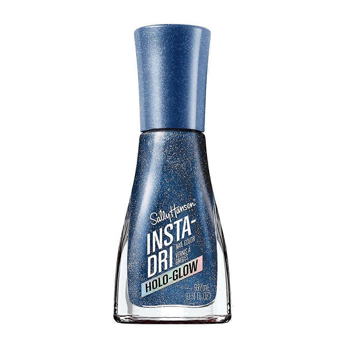 Sally Hansen Insta, Dri 指甲油 - 全息 - 发光系列 - 107全息 - 背面 - 0.31液体盎司