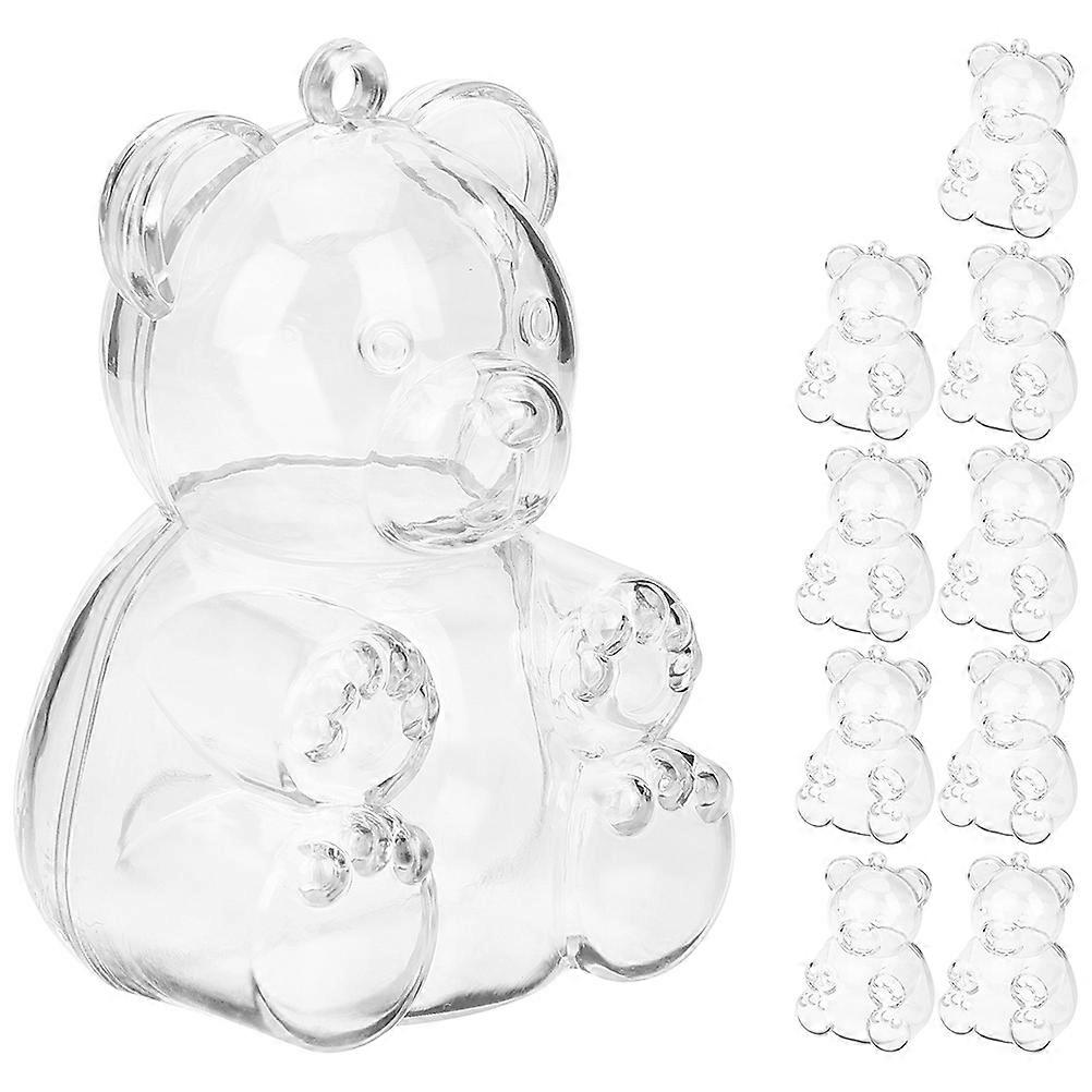 Chic Party Boxes, Bear Shaped Candy Holders for Festive Occasions