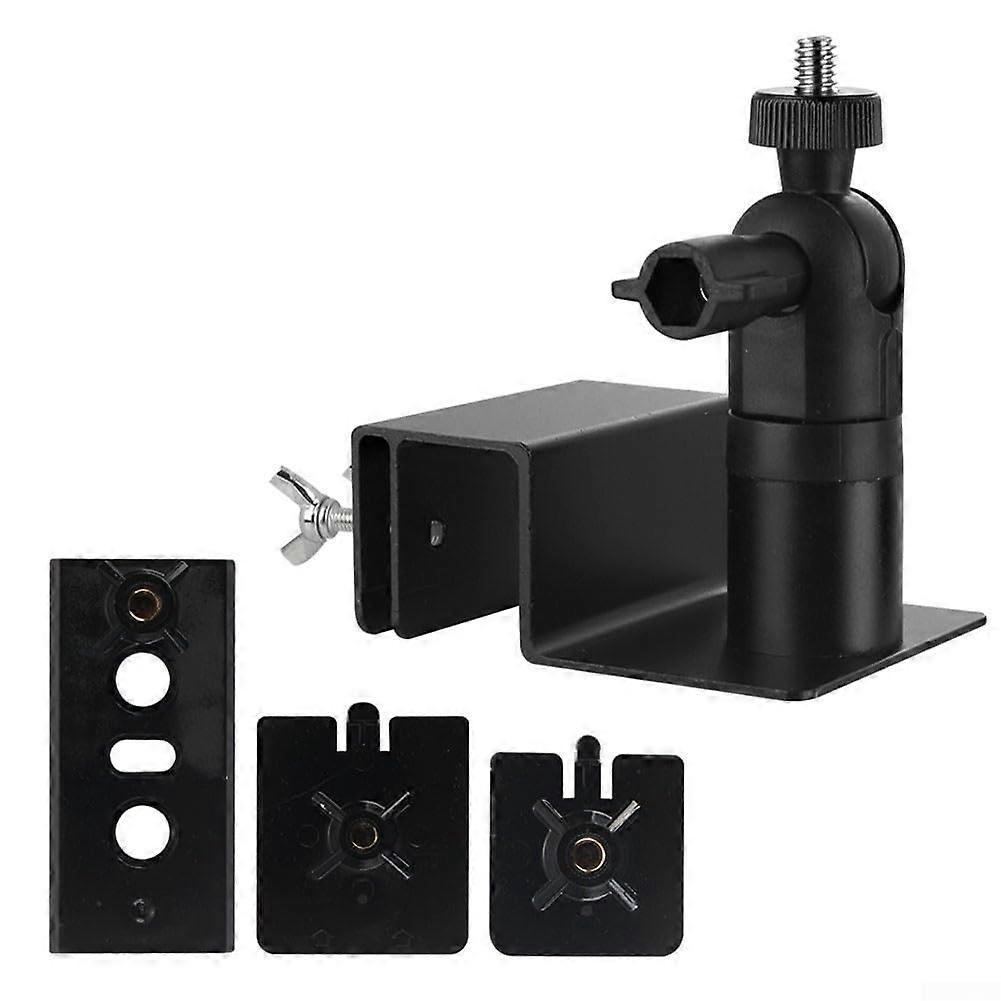 Reliable gutter bracket for ring, for Arlo, for EufyCam solar modules for security at home (black).