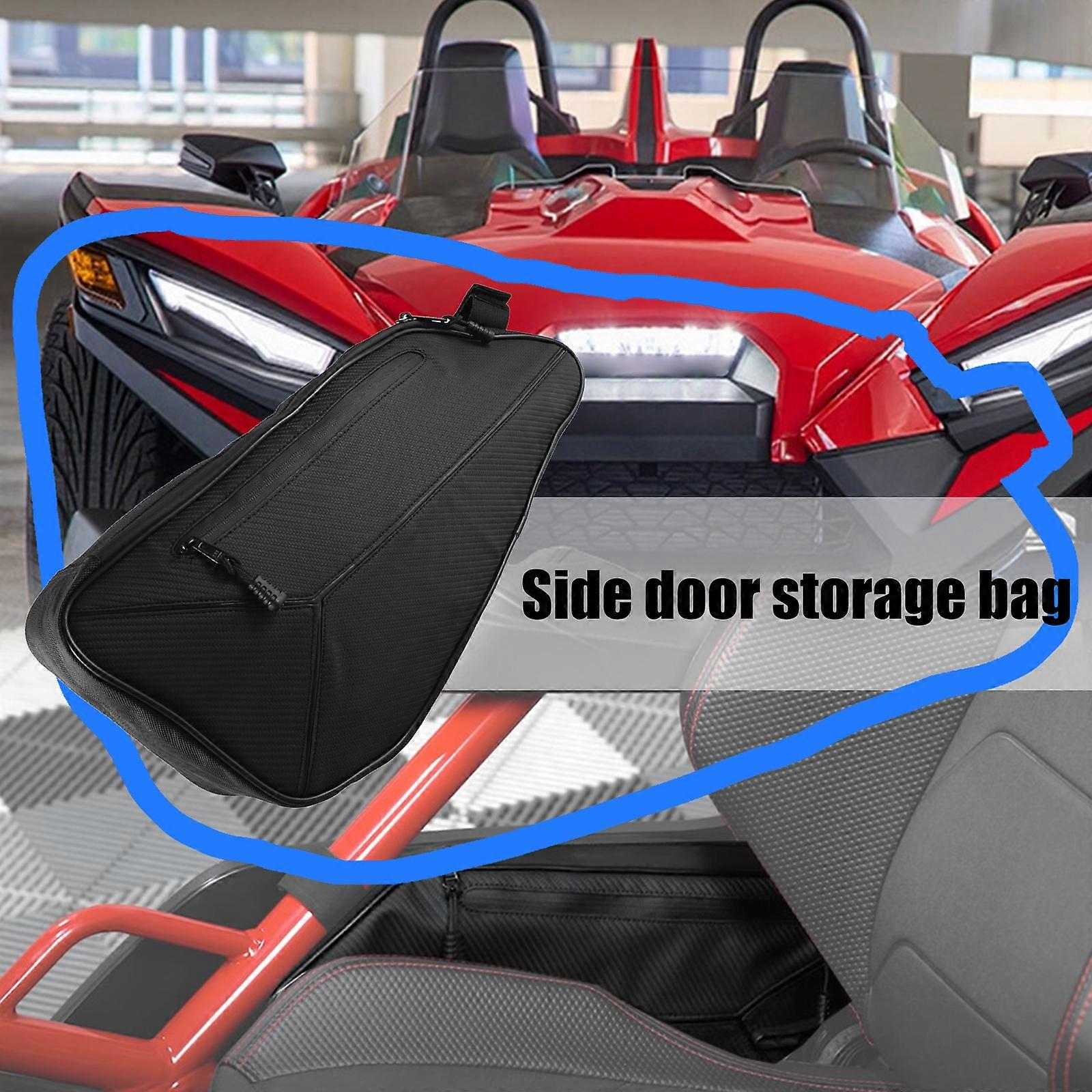 Pack of 2 Zippered Anti Scratch High Capacity Side Panel Door Storage Solution Compartment Pouch Bag for SL LE R S SLR Multicolor