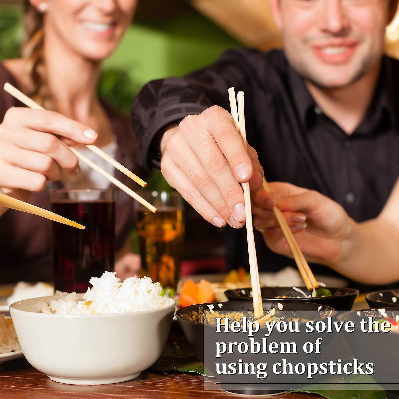 Kids  Beginner  Trainers or Learner (Red) 5 Pairs Reusable Chopstick Helpers Practice Chinese Chop Stick Training Chopsticks for Many Age  Adult