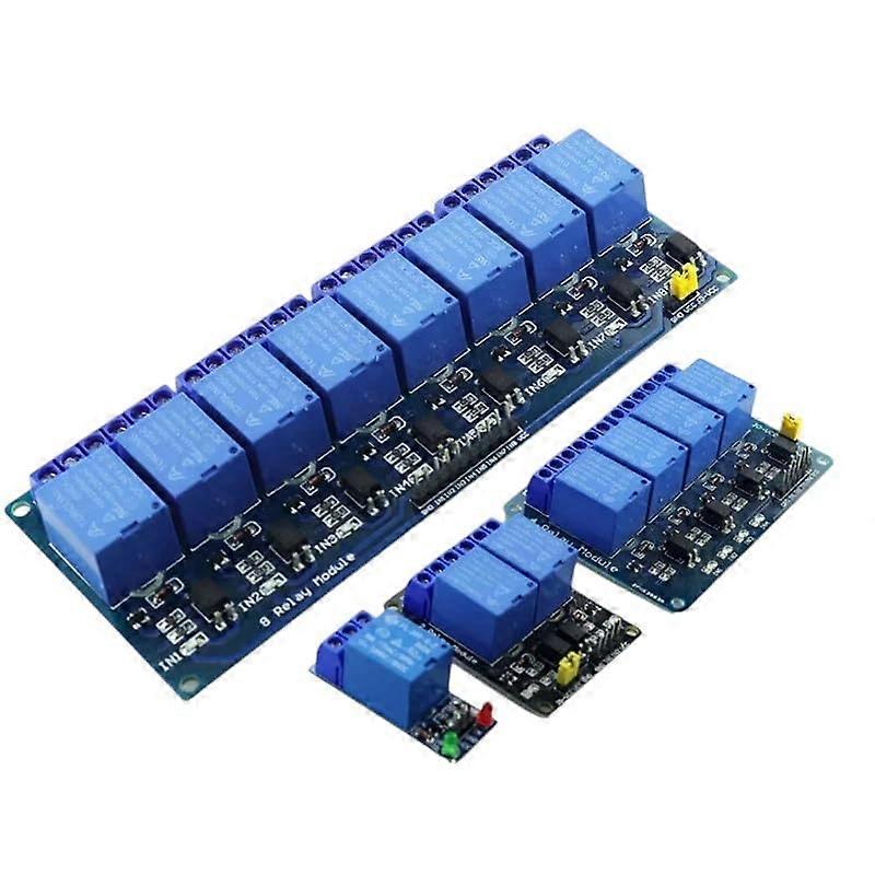 1PCS Relay Module Optocoupler 5V 12V 24V Output 1 2 4 6 8 Channel Trigger Board Shield