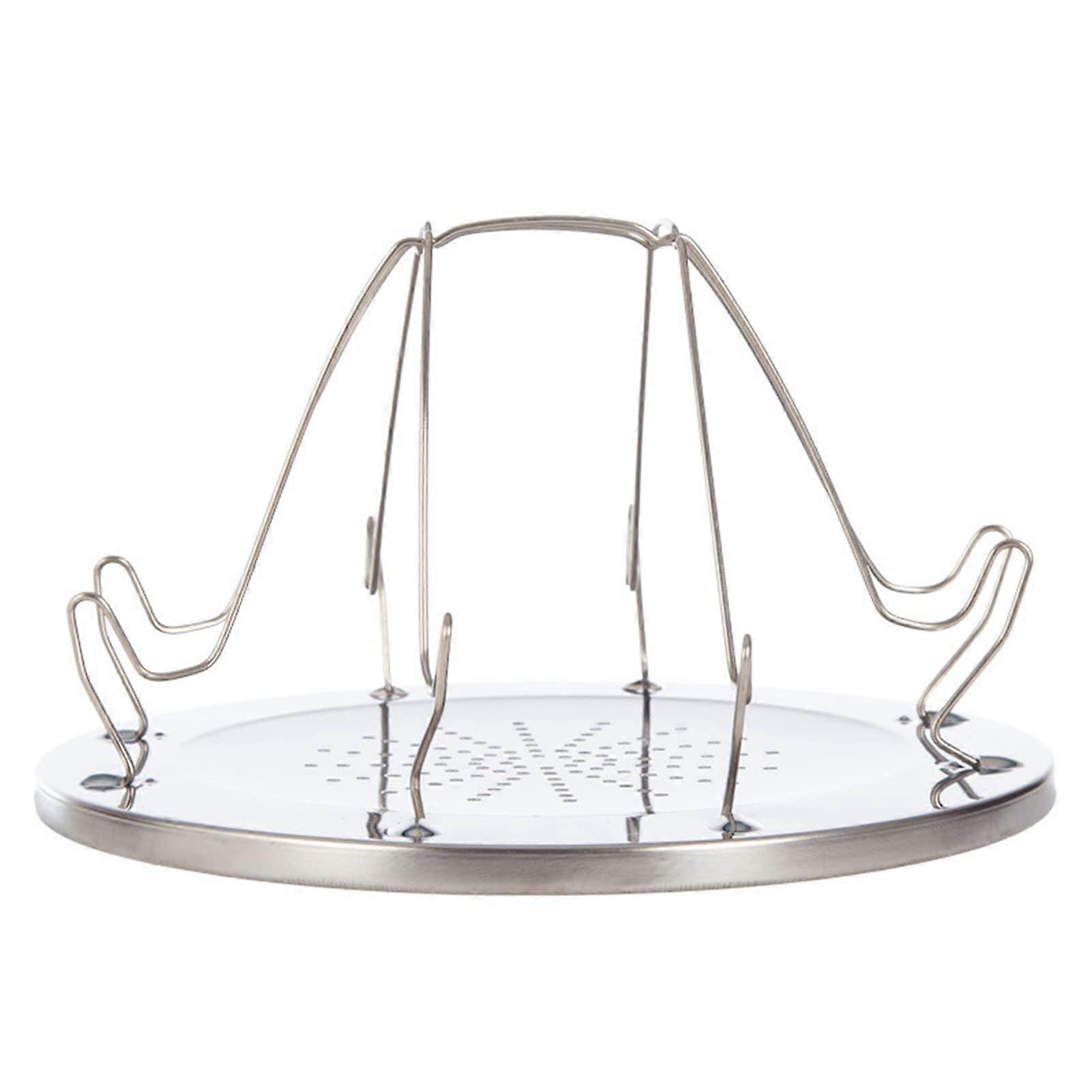 折叠野营炉烤面包机不锈钢 4 片面包烤面包机户外烤面包机，适用于露营、远足、野餐、烧烤