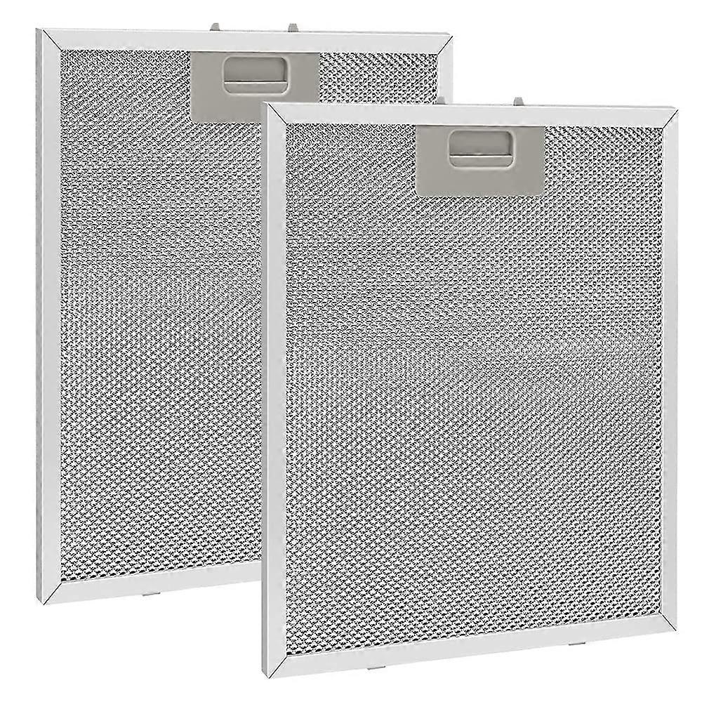 Metal Grease Filters For Cooker Hoods 320 x 260 mm Aluminium Replacement Filter Universal For Extractor Hoods Pack Of 2