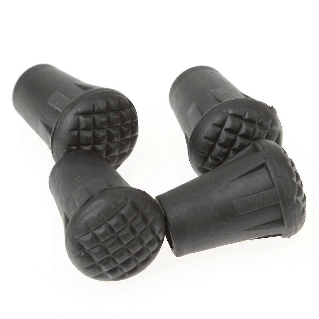 4pcs Replacement Rubber Tips End for Hiking Stick Walking Trekking Poles 3cm