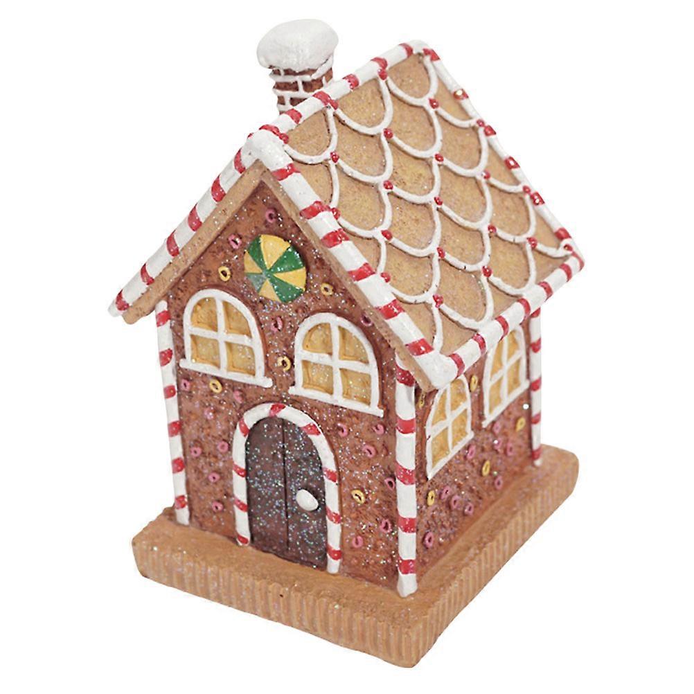 Figurine Light Up Christmas Decoration Chocolate 13.5x10.5cm Workmanship 1Pcs