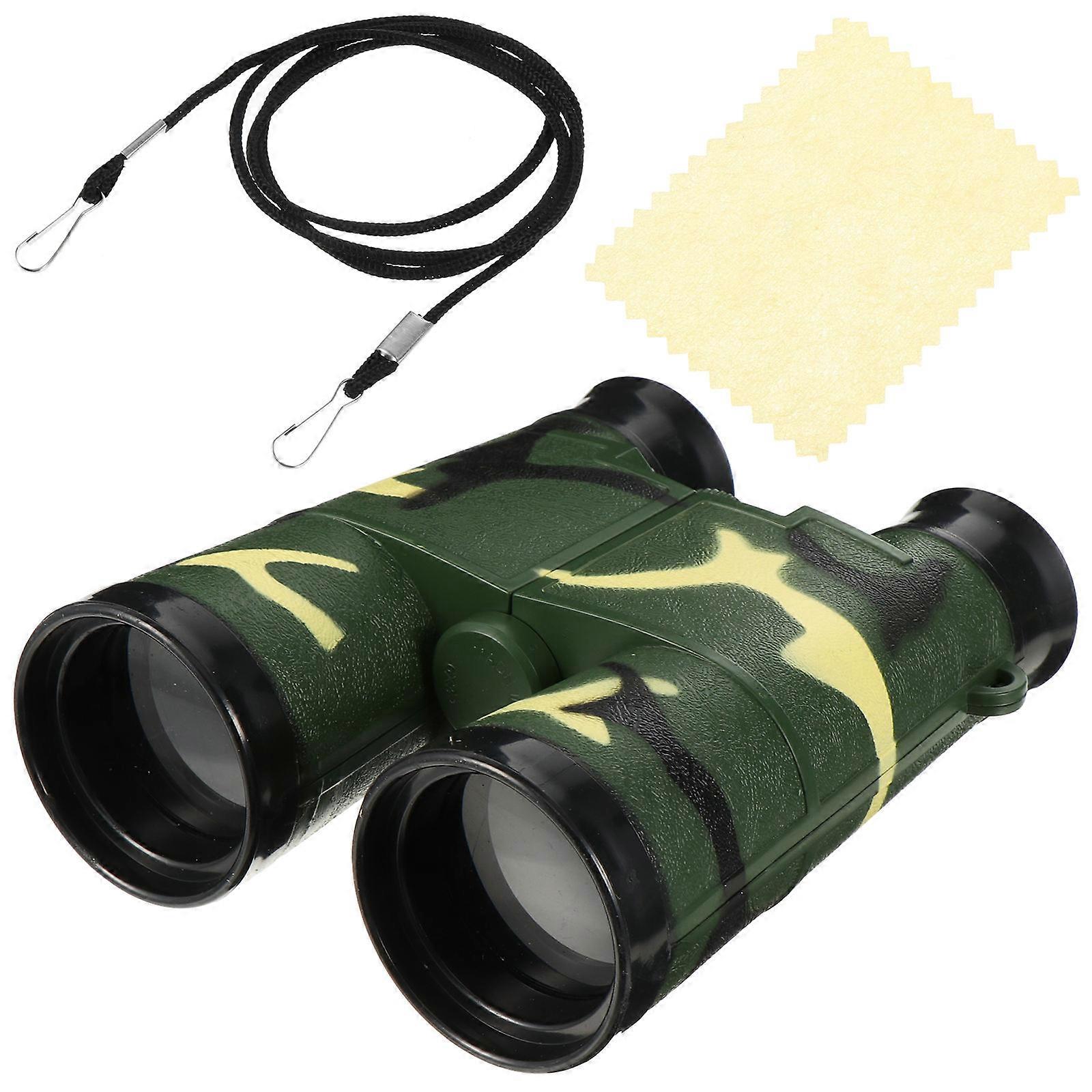 High Definition Camouflage Binoculars for Outdoor Travel and Nature Exploration – Safe Material, Smooth Edges, Educational Use
