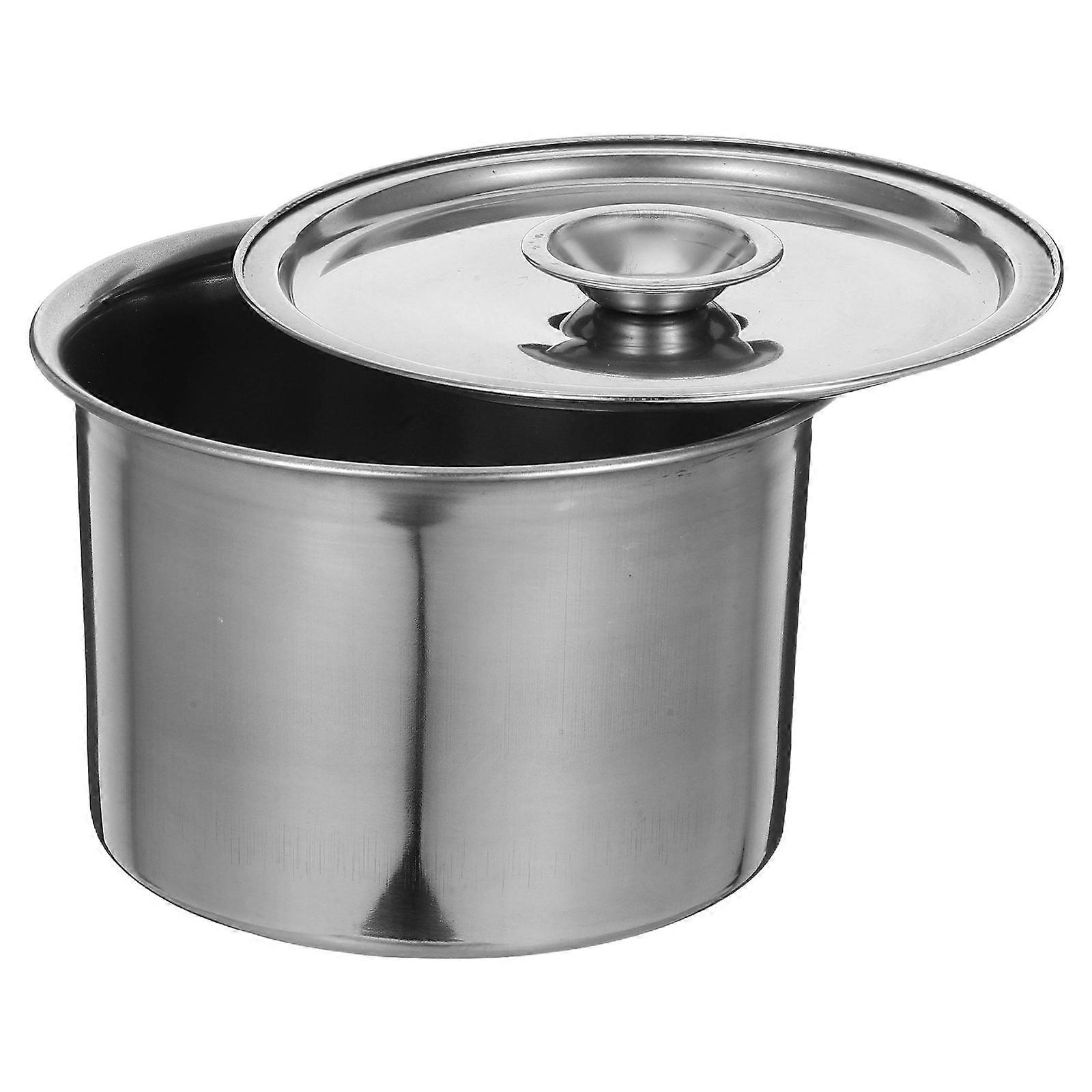 Containers For Ice Cream Reusable Stainless Steel Ice Cream Box Homemade Ice Cream 12.00X12.00X8.00CM Freezer Safe 1Pack