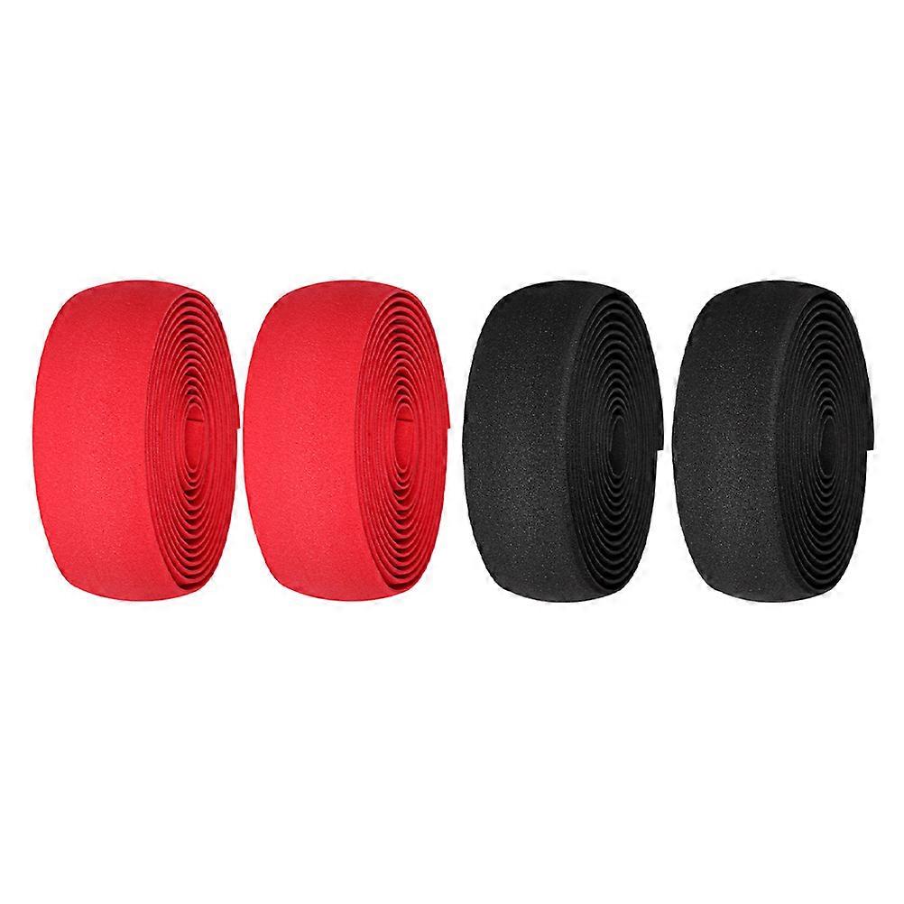 Shockproof Strap for Bike Wear Resistant EVA Handlebar Tapes Red 78.60X1.18X0.12in Surround Protection 2 Pairs