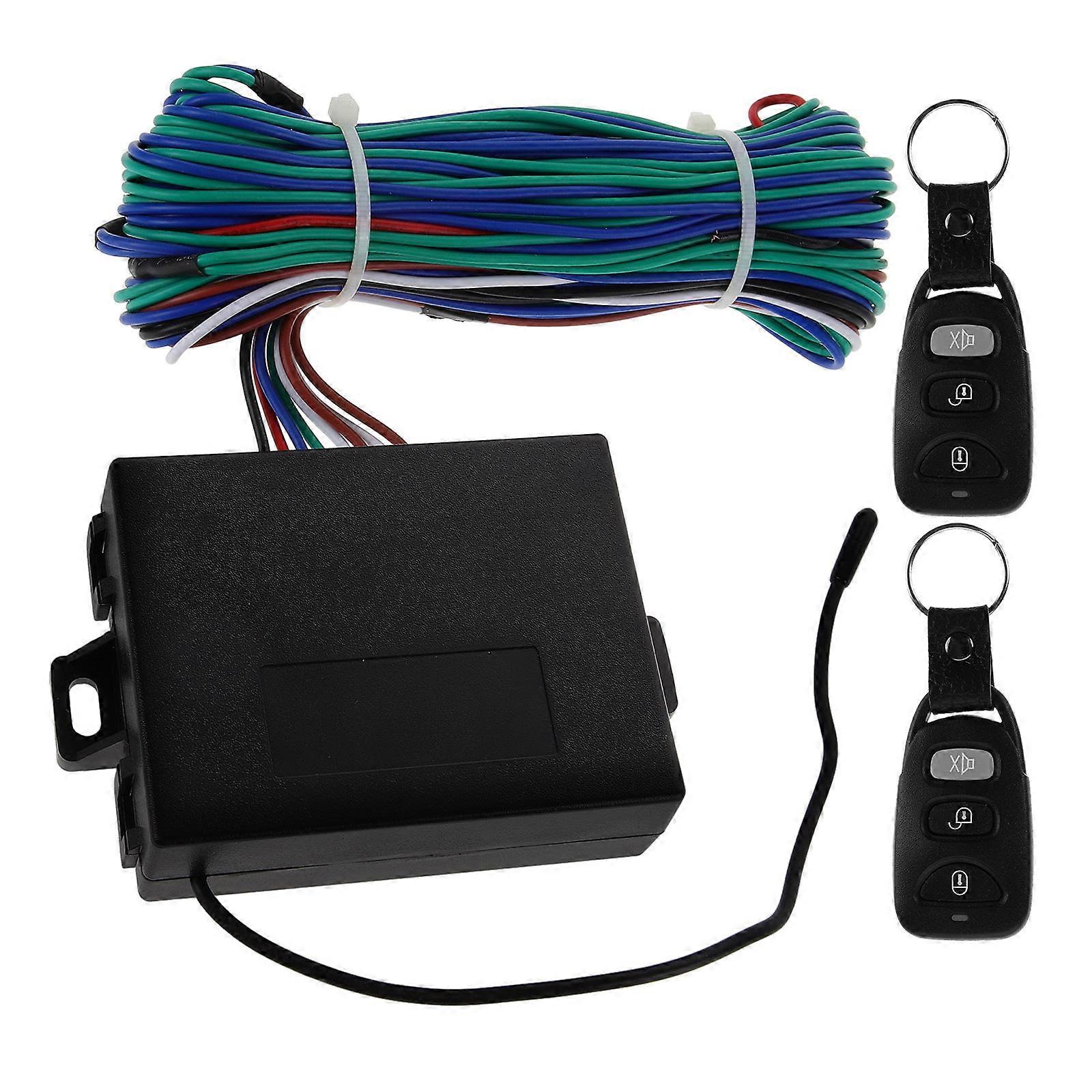 Vehicle Lock Control Universal Keyless Entry System Owners 9.00x7.00x2.50cm Remote 1Set