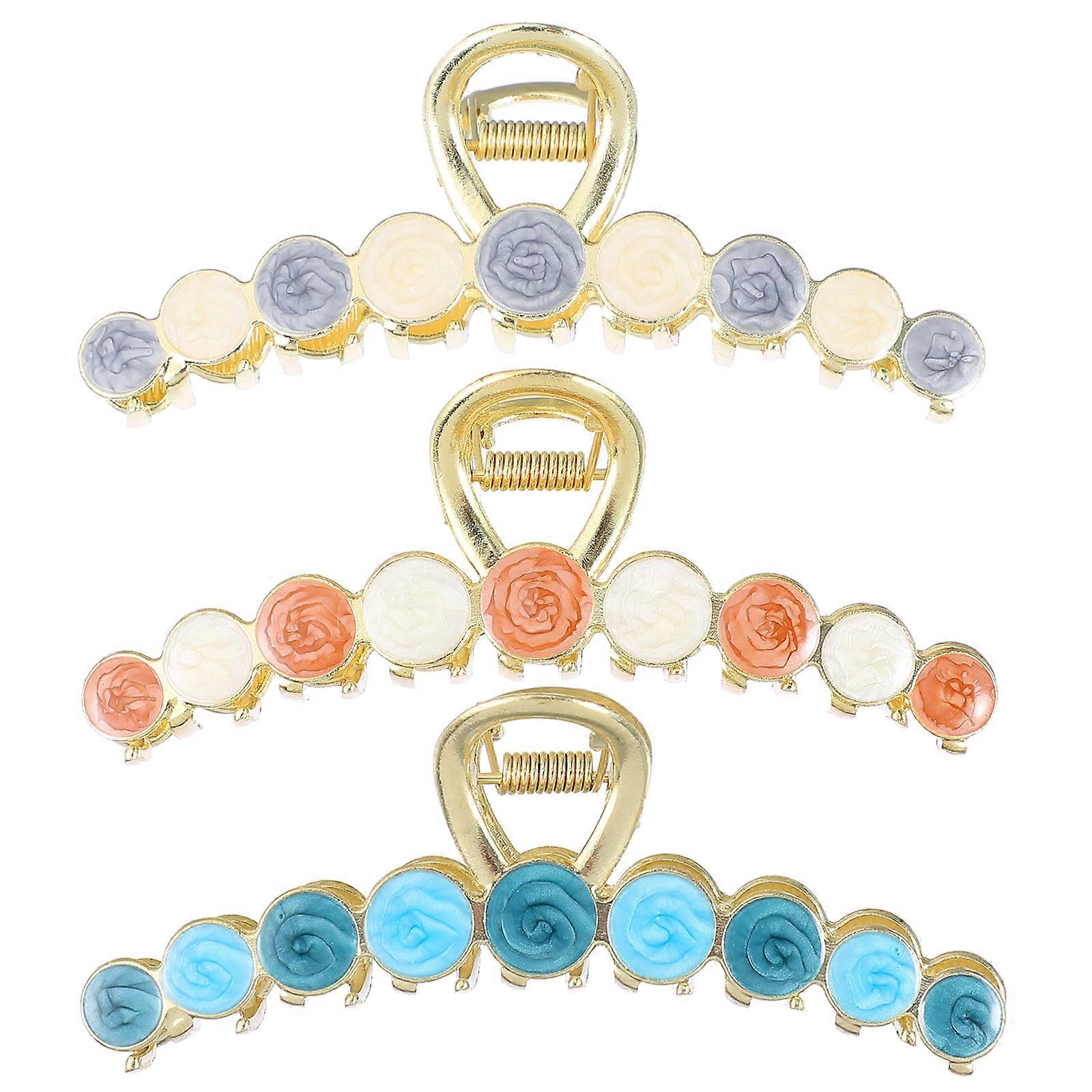 Elegant Zinc Alloy Hair Clips with Unique Design for Styling and Decor Assorted Color