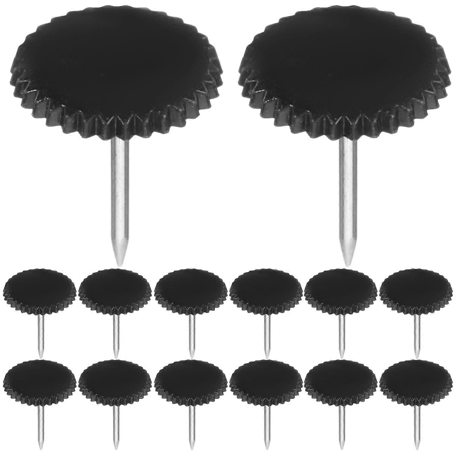 Round Head Thumbtack Wallpapers Fixing Gear Shaped PP Material 100Set
