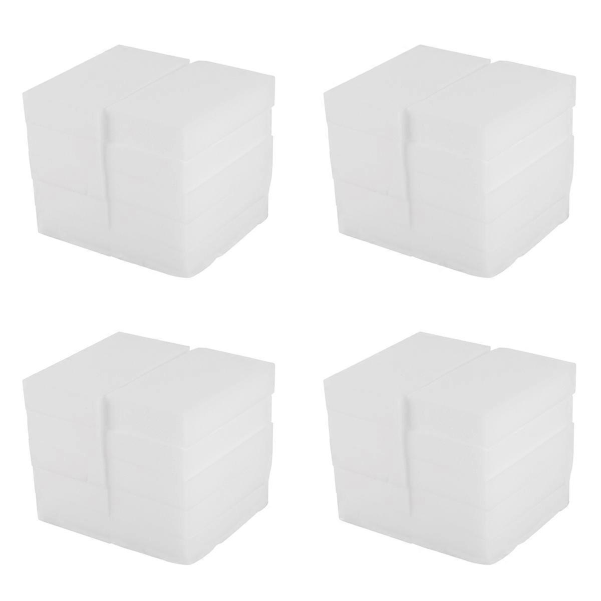 100x60x20mm 10pcs Magic Sponge Eraser Melamine Cleaner-white