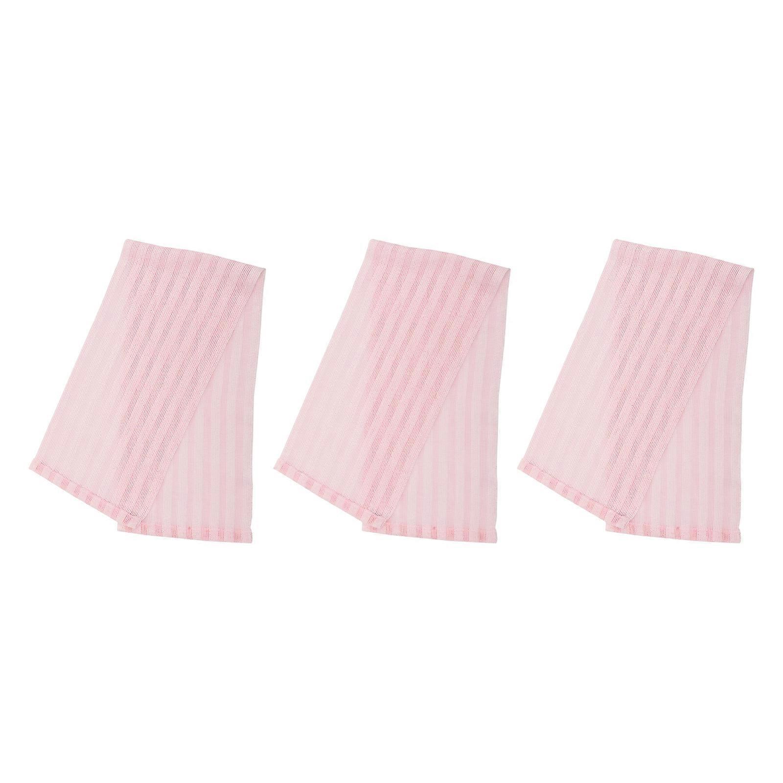 Bath Scrubber Back Exfoliator Camping Long Strip Two-sided Design Promotes Circulation 3Pcs