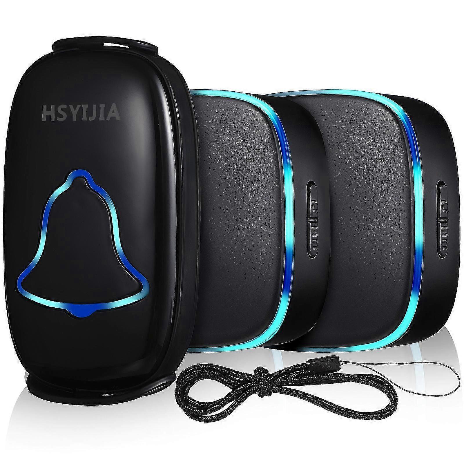 1 Set Panic Button Pager And Beeper Life Alert System For Senior Disabled