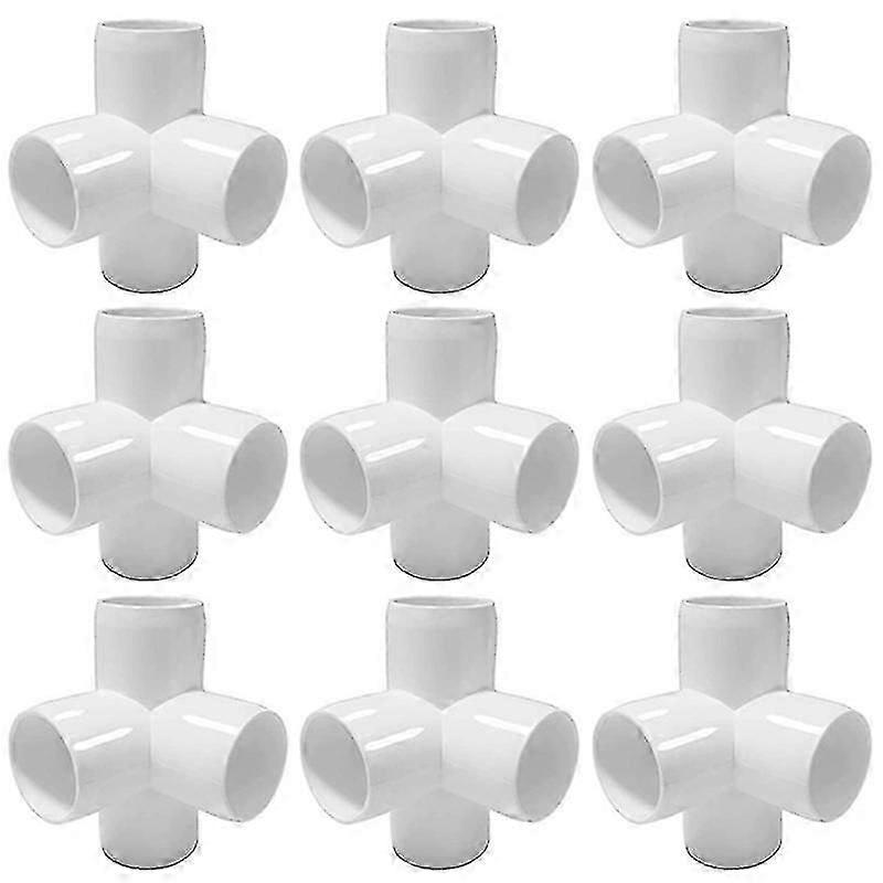 4way 1/2 In Tee Pvc Fitting Elbow - Build Heavy Duty Pvc Furniture