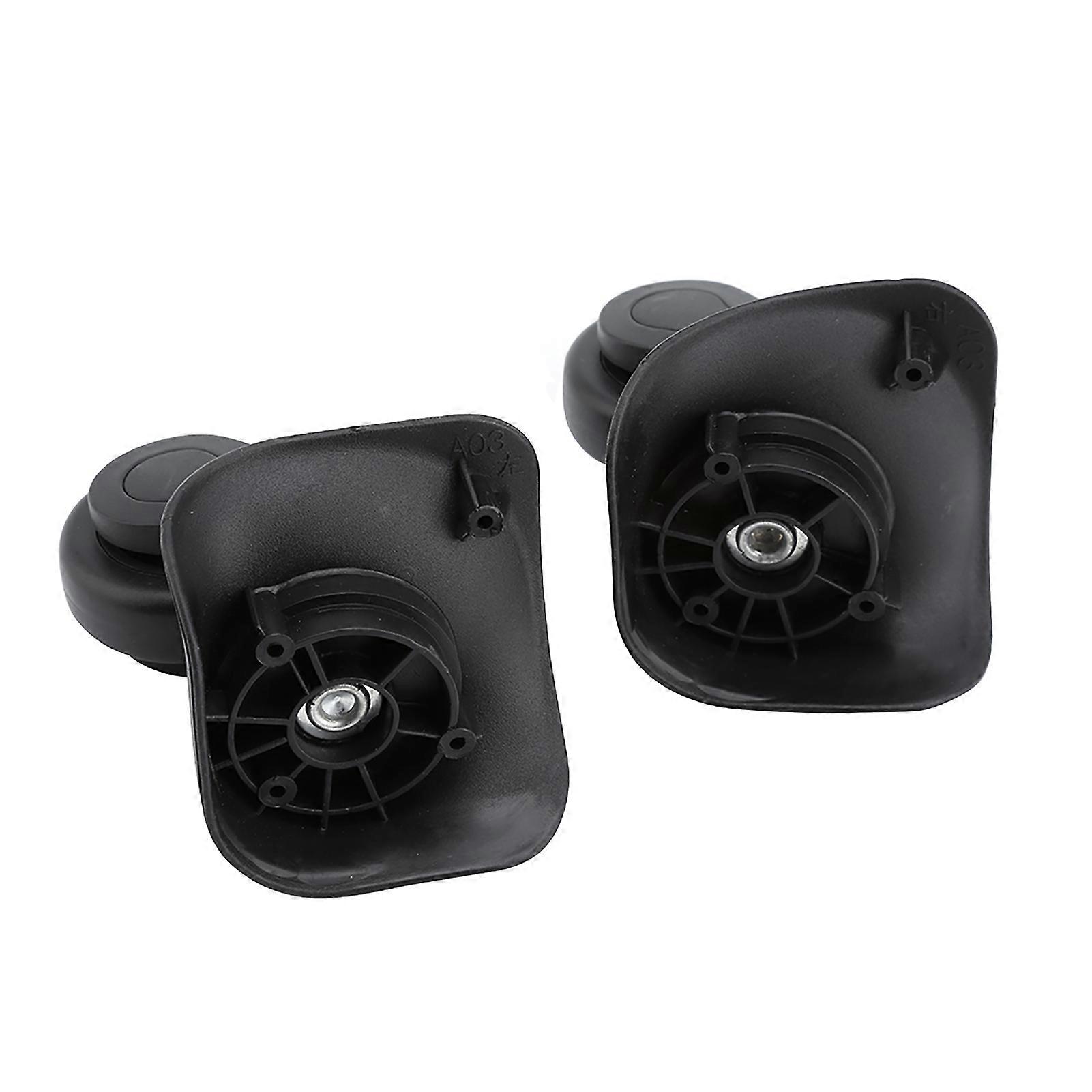 Set of 2 replacement swivel wheels for travel suitcase