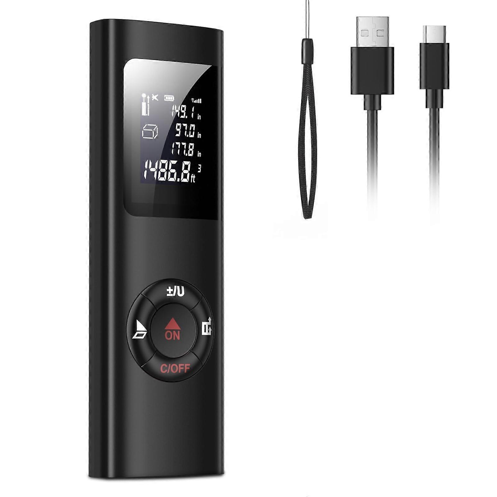 60m Laser Rangefinder, Portable,USB Rechargeable