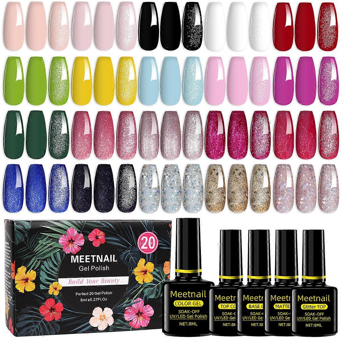 20色シーリング接着剤ネイルアートセットメインイメージスタイル