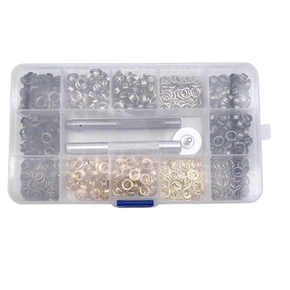 Eyelets Set Grommets Eyelets Button Reinforcement Hole Edging For Shoes Clothes Diy Crafts 5mm 400Pcs