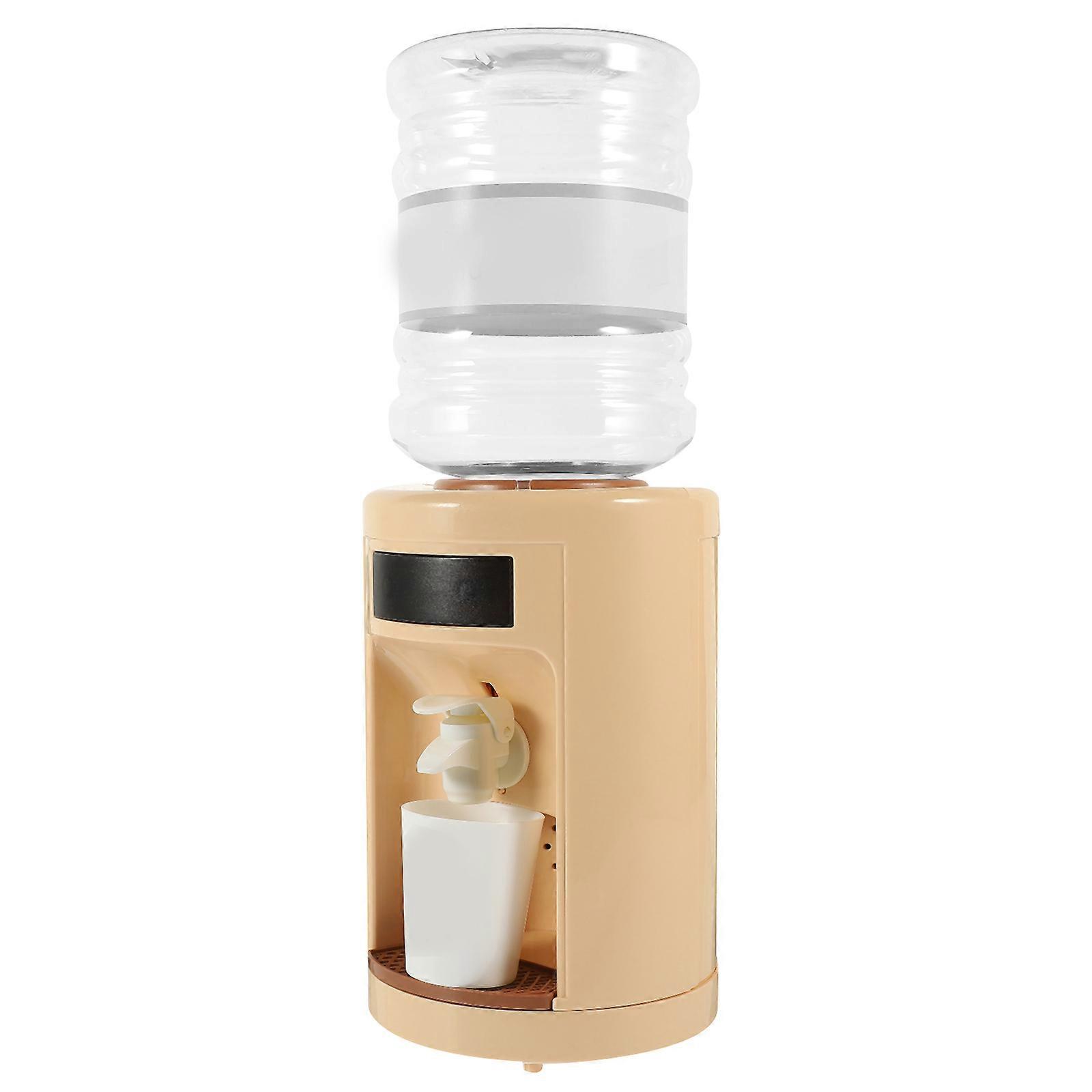 Simulation Water Dispenser Home Appliance Toy Khaki Color 30X11X11CM Music Effect 1Set