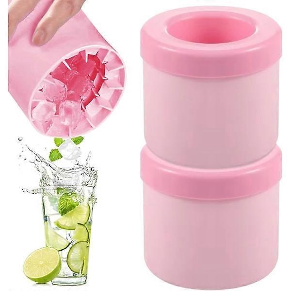 Ice cube mold with lock 2 pcs silicone ice cube mold ice cube mold ice molds ice pink p